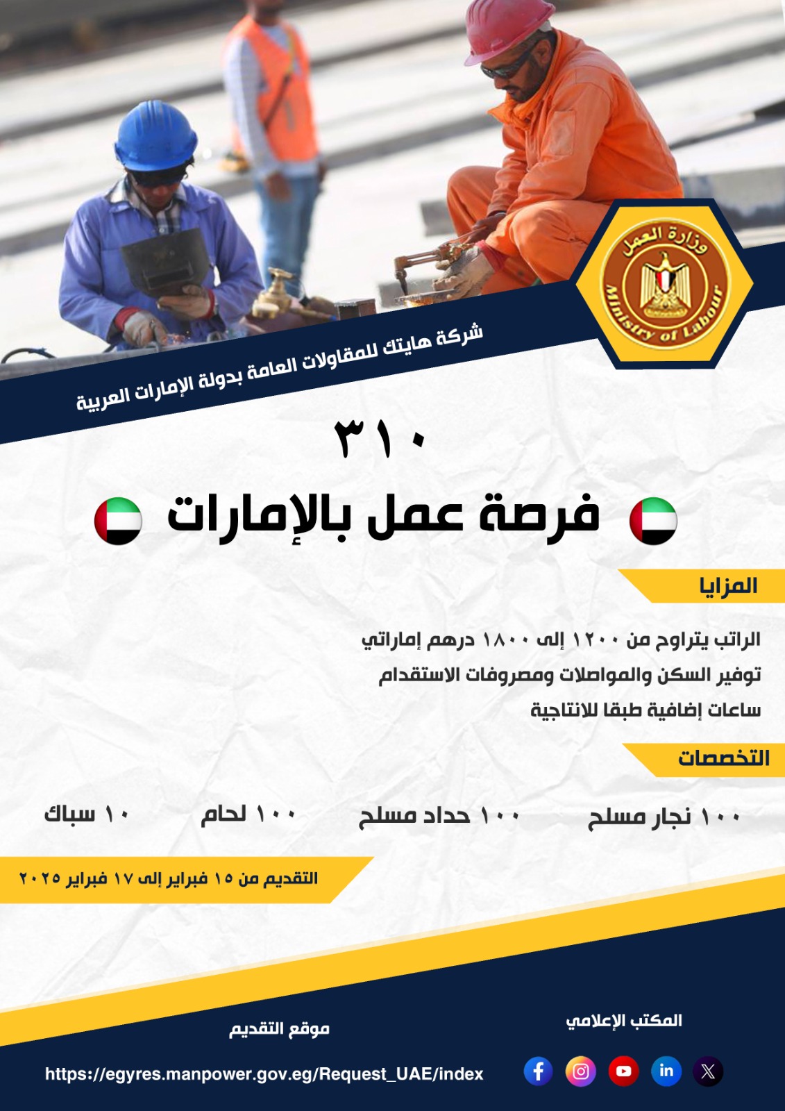 وزير القوى العامله 
